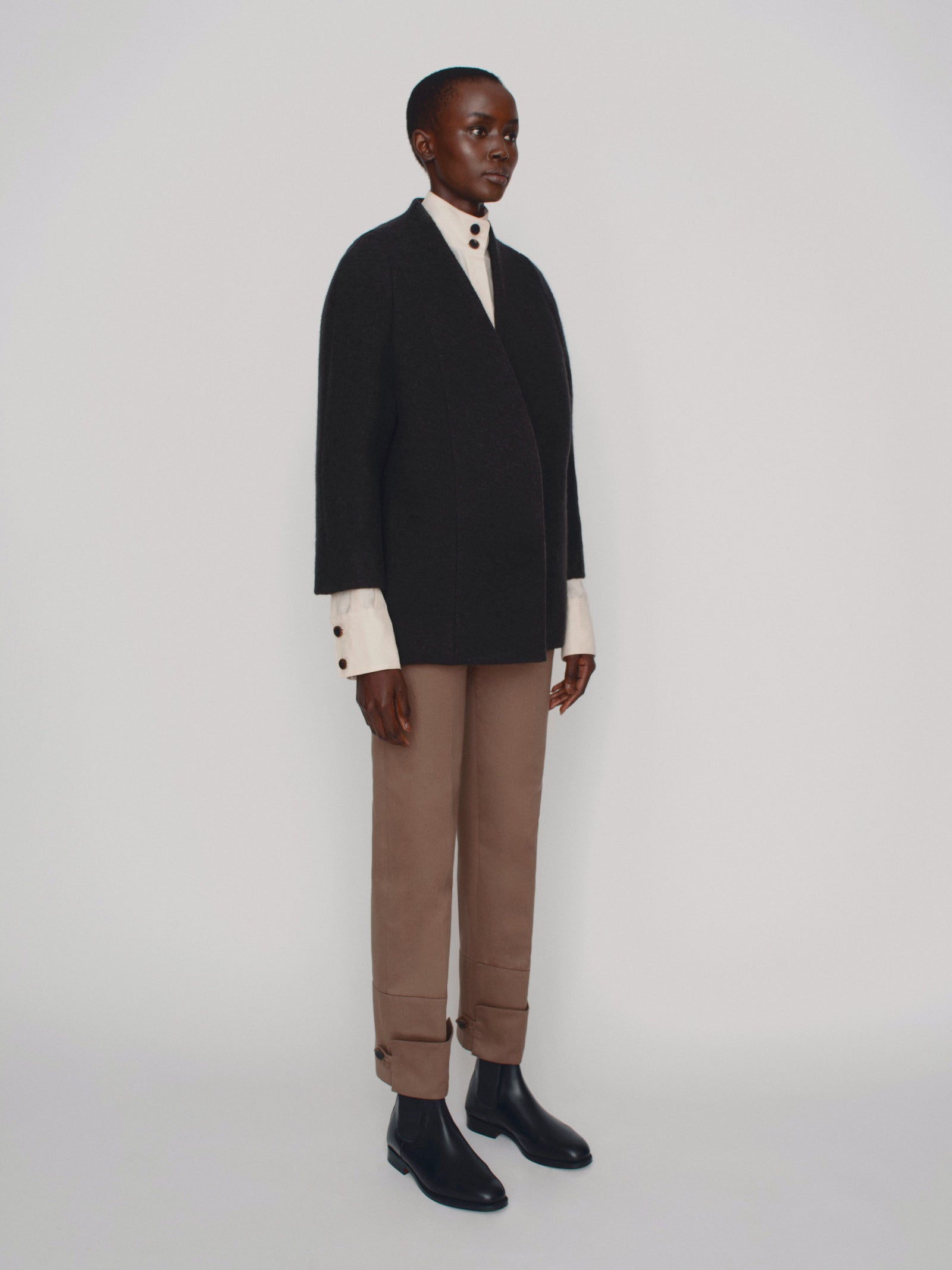 ★on&on★ Out Pocket Pointed Tailored Wool Jacket NEW4XJ925_ Amazon.com: Oplxuo Women's Fashion Wool Coat Long Sleeve